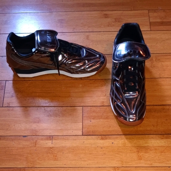 FENTY PUMA Metallic Sneakers.Sz 10 - Picture 1 of 6